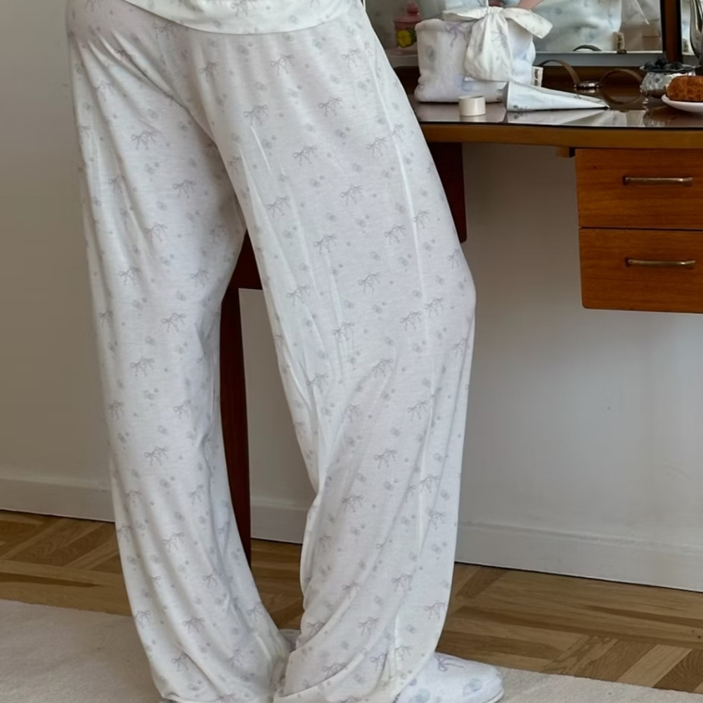 Djerf Avenue Go Slow Bubble Bliss Pajama Pant